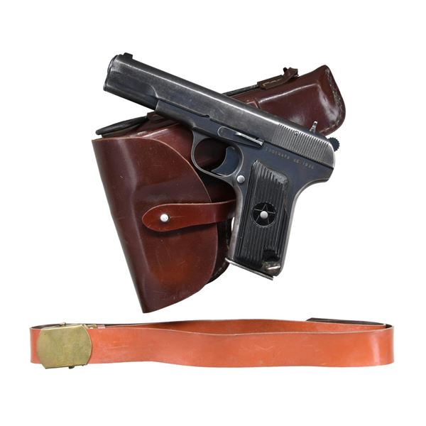 1966 DATED CHINESE TYPE 54 PISTOL WITH HOLSTER.
