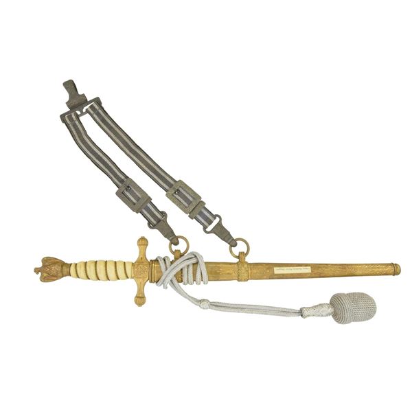 WWII GERMAN NAVY DAGGER BY EICKHORN.