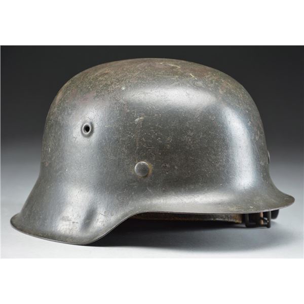 WWII GERMAN M1942 COMBAT HELMET.
