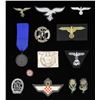 Image 1 : WWII GERMAN INSIGNIA, MEDALS, BADGES & MORE.