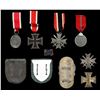 Image 2 : WWII GERMAN MEDALS & SLEEVE SHIELDS.