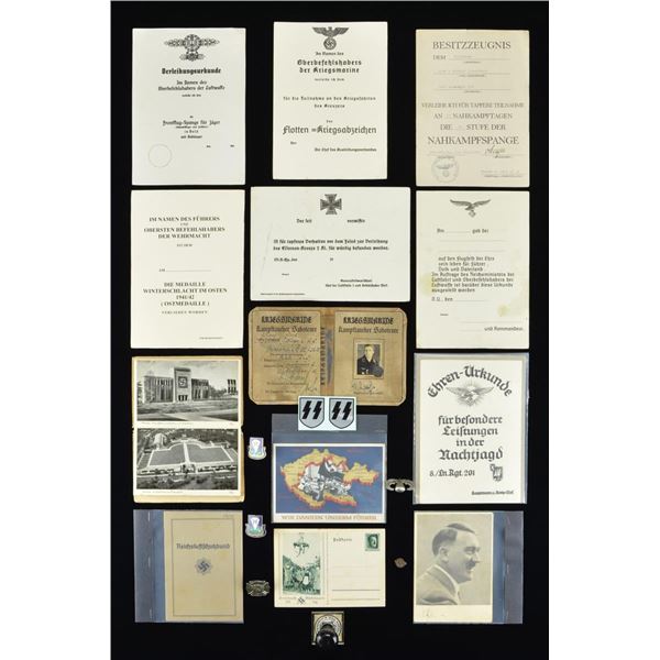 WWII GERMAN EPHEMERA & MORE.