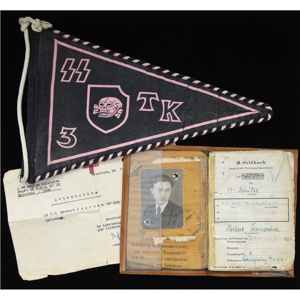 1 WWII ORIGINAL GERMAN SS SOLDBUCH & 1