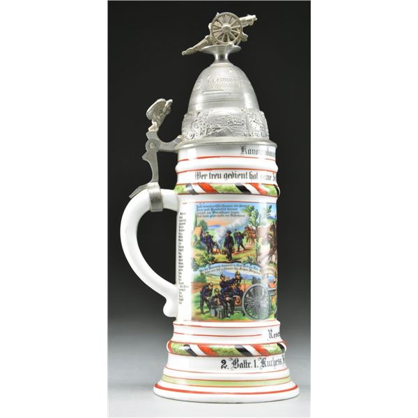 IMPERIAL GERMAN REGIMENTAL STEIN FOR THE 11th