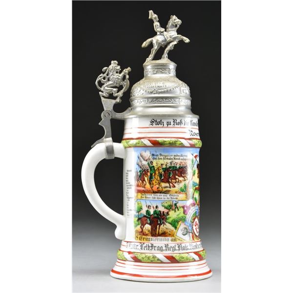 IMPERIAL GERMAN REGIMENTAL STEIN FROM THE 3RD