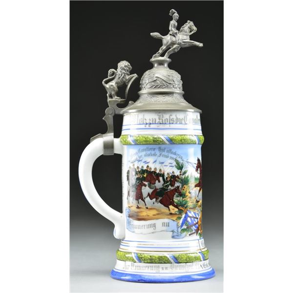 IMPERIAL GERMAN REGIMENTAL STEIN FOR THE 1st