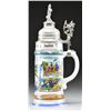 Image 2 : IMPERIAL GERMAN REGIMENTAL STEIN FROM THE 10TH