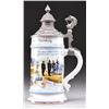 Image 2 : IMPERIAL GERMAN REGIMENTAL STEIN FOR THE 2ND