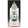 Image 3 : IMPERIAL GERMAN REGIMENTAL STEIN FROM THE 21ST