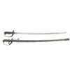 Image 1 : 2 JAPANESE TYPE 32 CAVALRY TROOPER SABERS.
