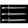 Image 1 : THREE U.S. KRAG BAYONETS.