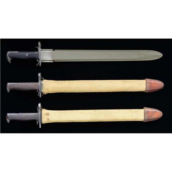 THREE U.S. MILITARY BAYONETS FOR 1903 SPRINGFIELD
