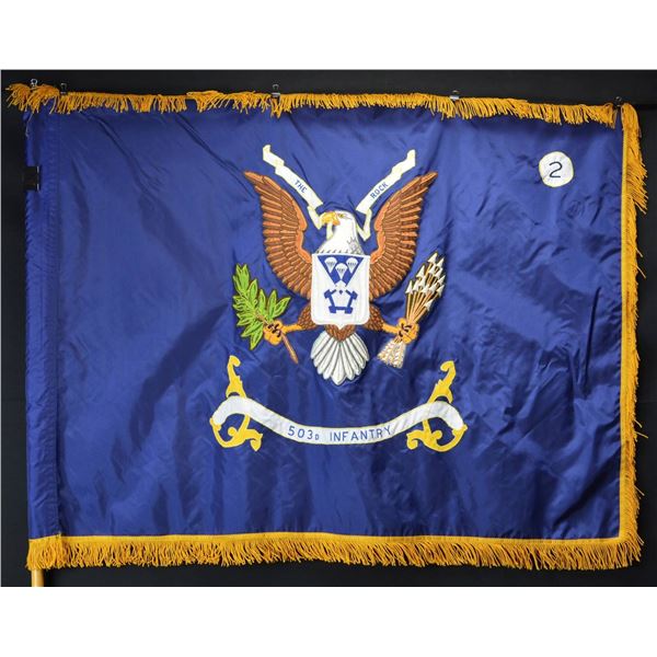 2ND BATTALLION 503RD INFANTRY REGIMENTAL FLAG,