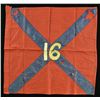 Image 1 : WW 1 ERA ARMY SIGNAL FLAG, 16TH REGIMENT, 1ST