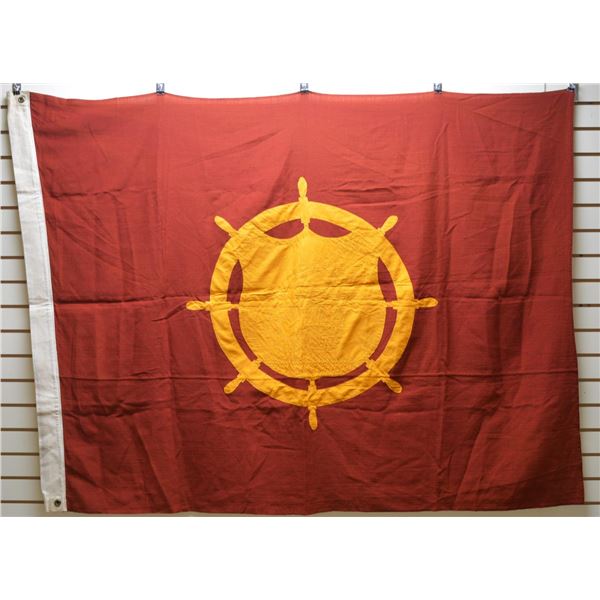 WW2 US ARMY TRANSPORTATION CORPS BOAT FLAG.