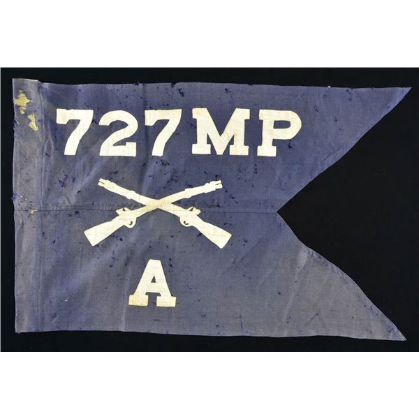 WW1 ERA "727 MP" COMPANY "A" GUIDON.