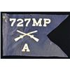 Image 1 : WW1 ERA "727 MP" COMPANY "A" GUIDON.