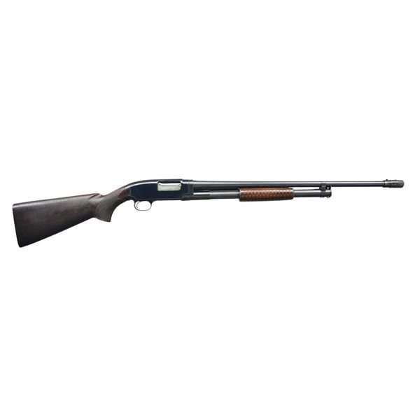 WINCHESTER MODEL 12 PUMP ACTION SHOTGUN.
