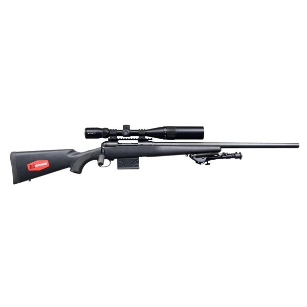 SAVAGE MODEL 10 BOLT ACTION RIFLE.