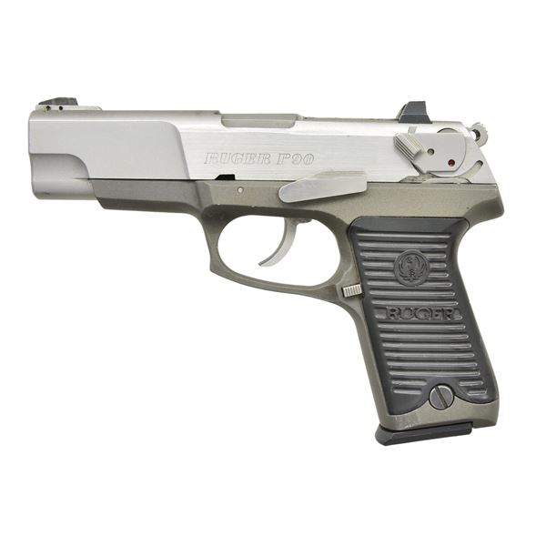 RUGER STAINLESS MODEL KP90 SEMI-AUTO PISTOL.