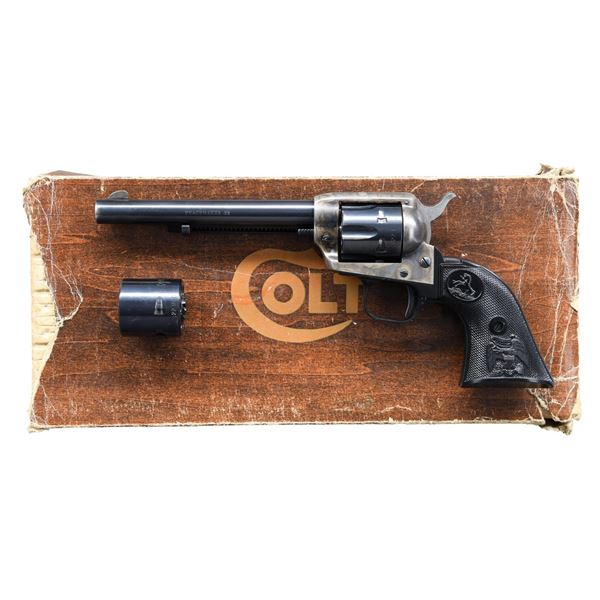 COLT PEACEMAKER 22 SCOUT CONVERTIBLE SA REVOLVER.