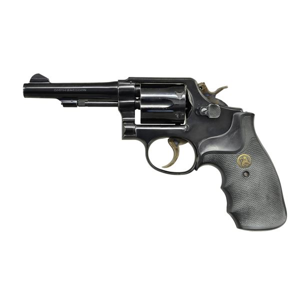 SMITH & WESSON BLUED MODEL 10-7 REVOLVER.