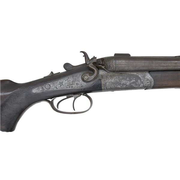 ENGRAVED GERMAN GUILD BACK ACTION HAMMER DRILLING.