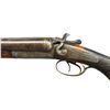 Image 3 : BRITISH W. MOORE & CO HAMMER SXS SHOTGUN.