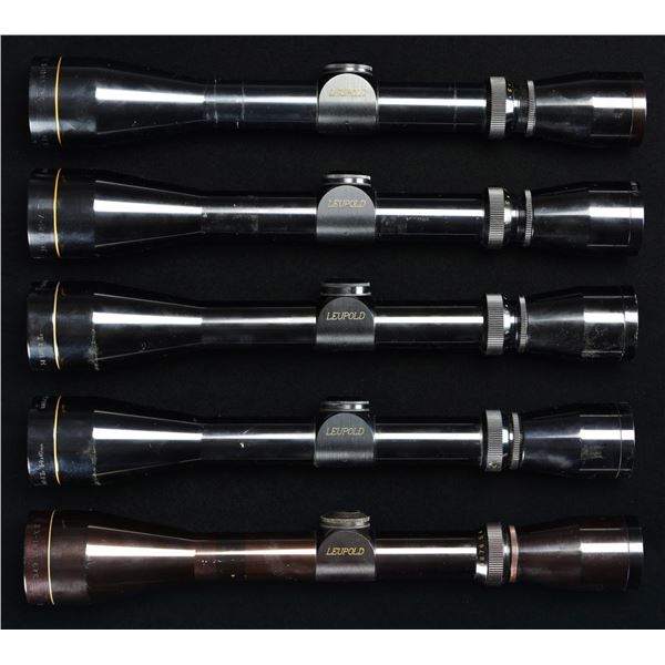 5 LEUPOLD 3X-9X40MM VARI-X II SCOPES