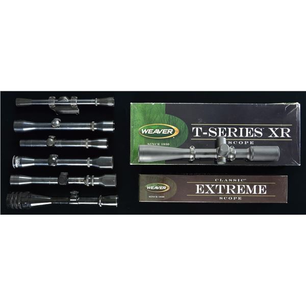 8 WEAVER RIFLE SCOPES