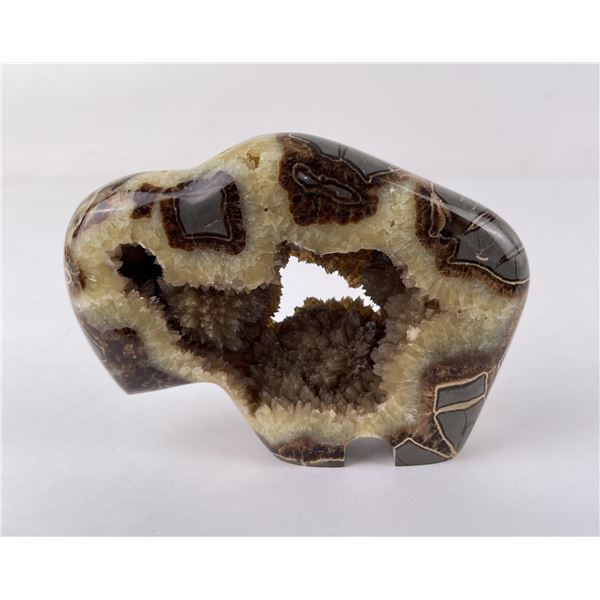 Zuni Septarian Nodule Bear Carving