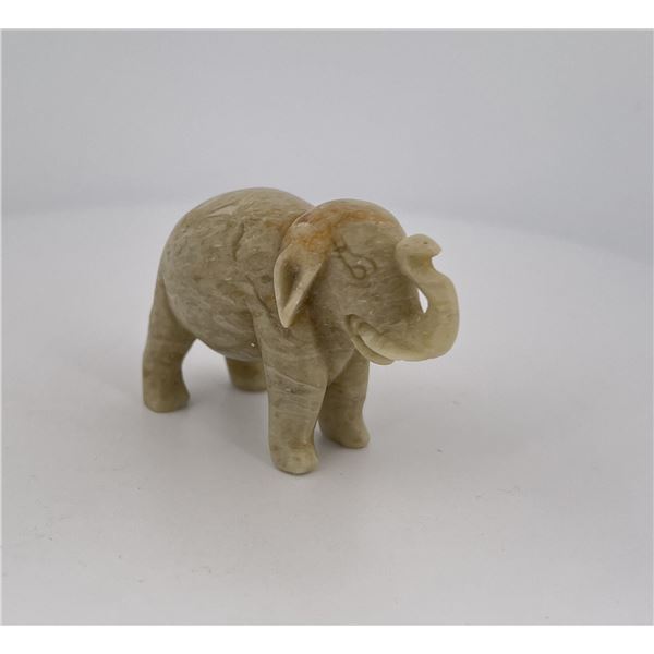 Small Elephant Stone Carving
