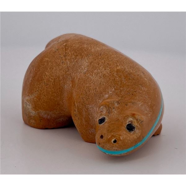 Hayes Leekya Zuni Carved Stone Bear Fetish