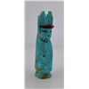 Image 1 : Zuni Carved Turquoise Corn Maiden Fetish