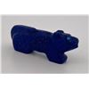 Image 1 : Zuni Carved Lapis Lazuli Mountain Lion Fetish