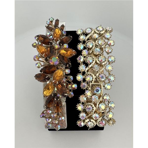 Costume Jewelry Rhinestone Hair Barrettes