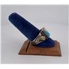 Image 2 : Zuni Sterling Silver Turquoise Ring