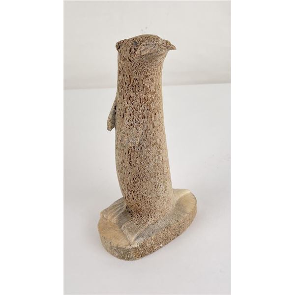 Aaron Oseuk Alaskan Inuit Whale Bone Carving