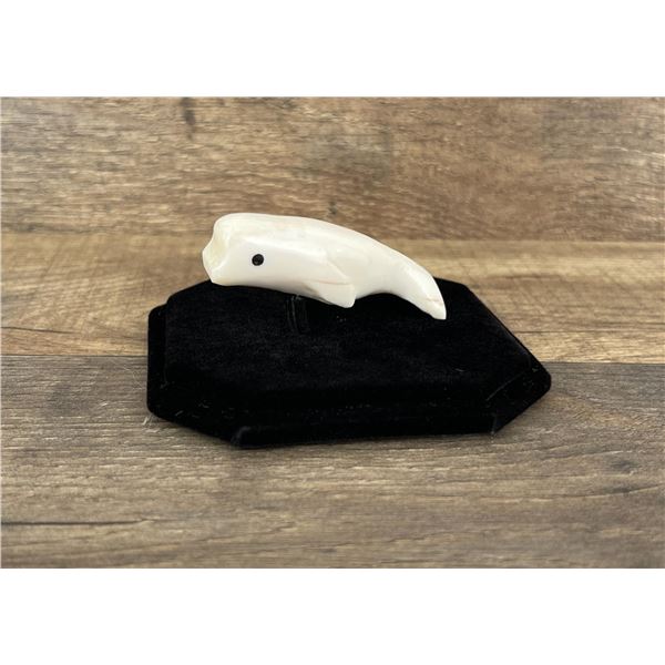 Alaskan Inuit Eskimo Whale Carving