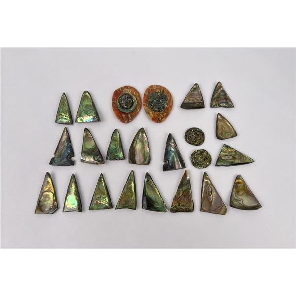Plateau Indian Shell Jewelry Pieces