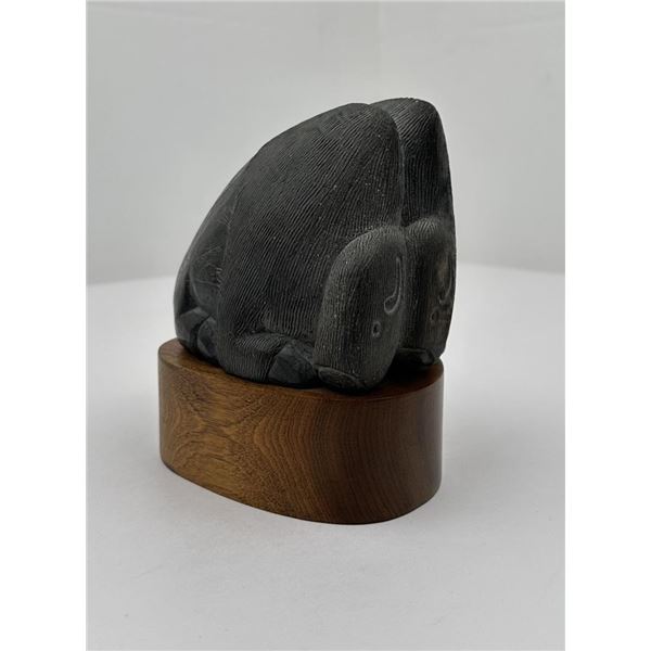 David Paul Bradley Buffalo Limestone Sculpture