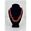 Image 2 : Navajo Red Branch Coral Necklace
