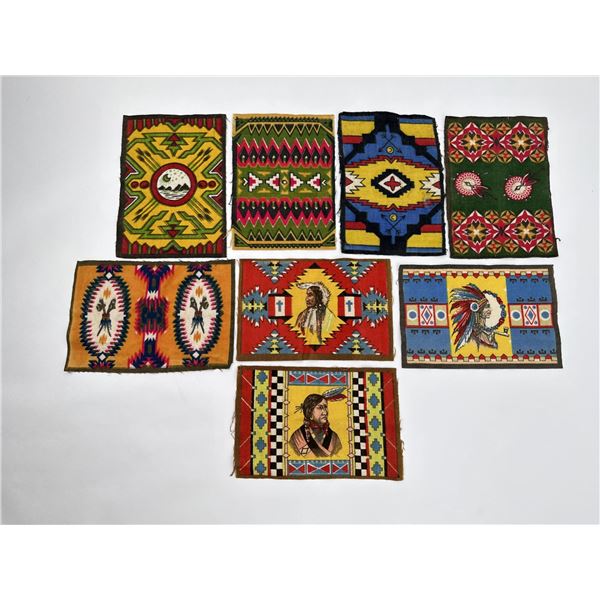 Native American Indian Pattern Tobacco Felts