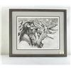 Image 1 : Robert Freeman Flute Player Etching