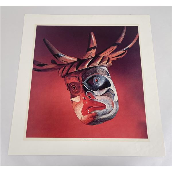 Kwakiutl Indian Sun Mask Print