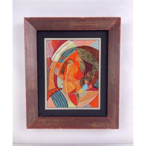 Mary Morez Navajo Indian Painting