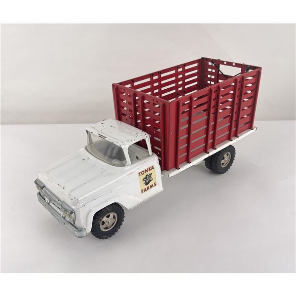 Tonka Farms High Rack Stake Truck Toy