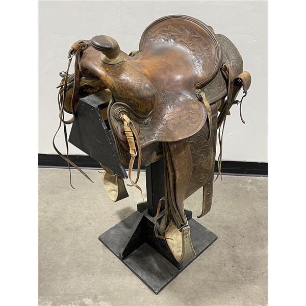 Miles City Montana Cowboy Saddle D4 Ranch