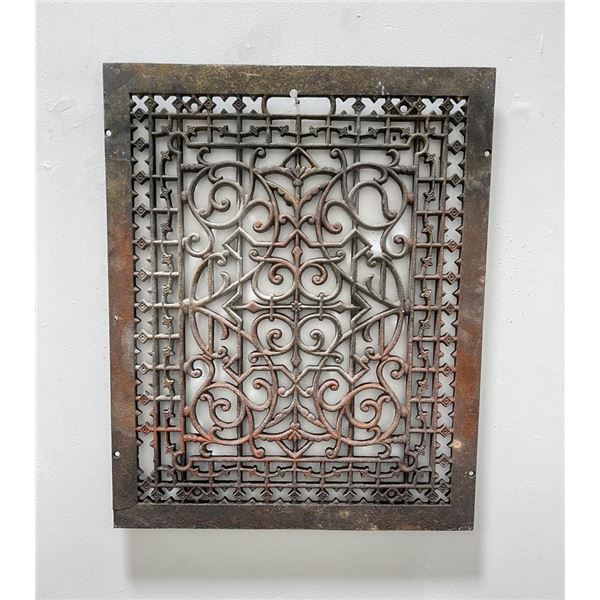 Antique Cast Iron Floor Heating Grate