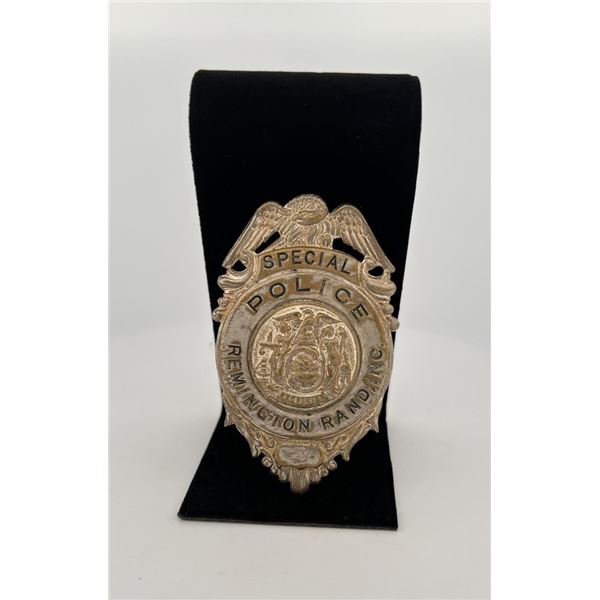 Remington Rand Special Police Badge